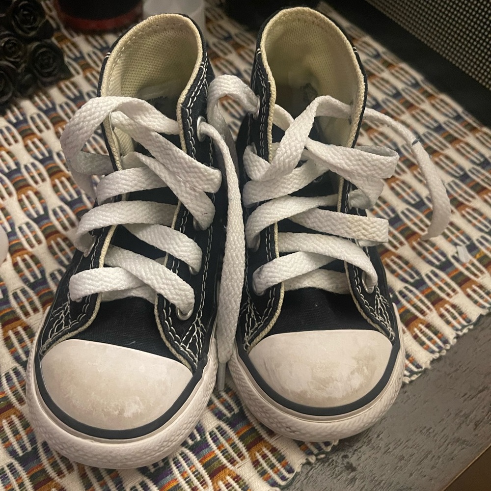 Toddler Converse Black High-Top Sneaker